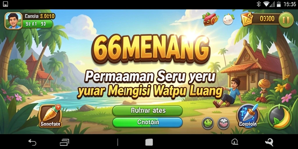 Tangkapan layar menampilkan gameplay seru dari 66MENANG.