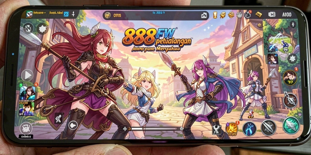 Screenshot gameplay <strong>888FW</strong> menampilkan aksi seru dalam dunia Anime.