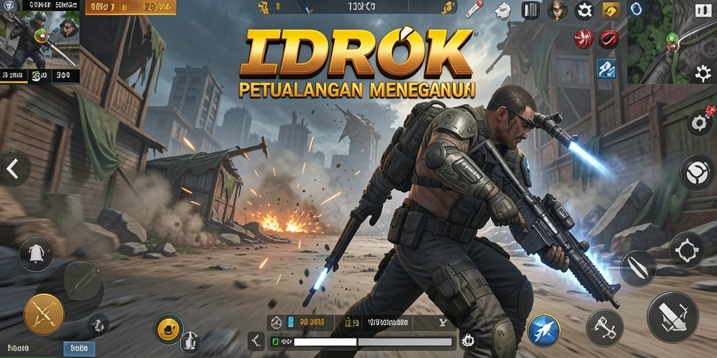 Screenshot gameplay IDROK menampilkan aksi seru dengan grafik canggih.