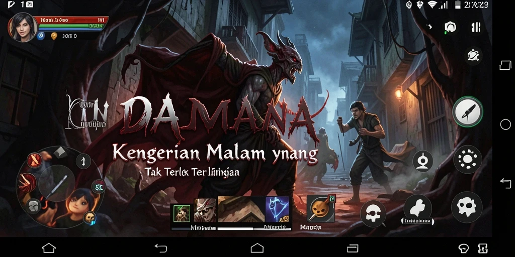 Screenshot INDAAA menampilkan momen menegangkan dalam suasana gelap.