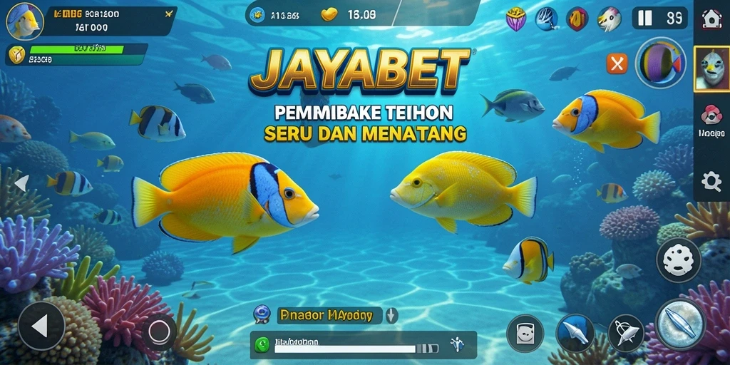 Tampilan gameplay Tembak Ikan yang seru di JAYABET.
