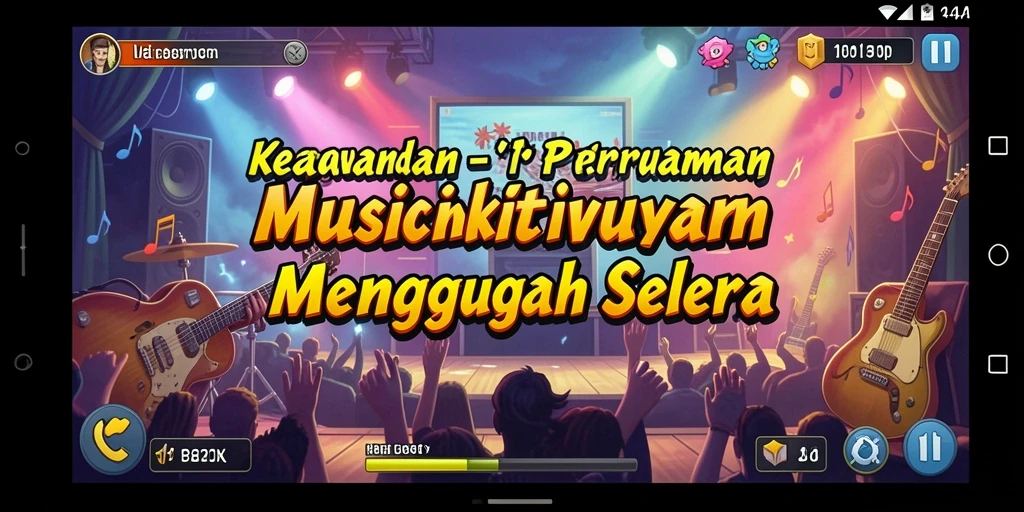 Tampilan gameplay KAGANDAN yang menarik dan interaktif.