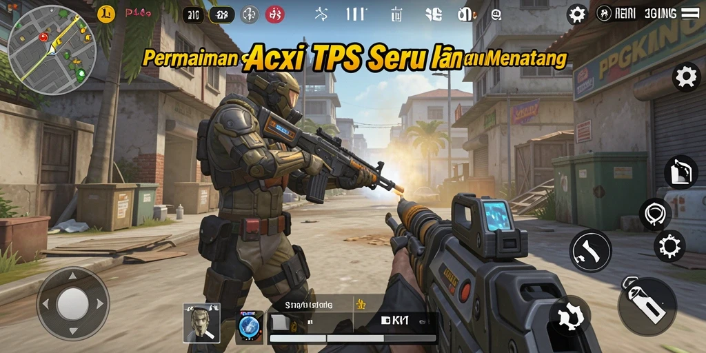 Gameplay menarik dan seru dalam PGKING dengan aksi TPS.