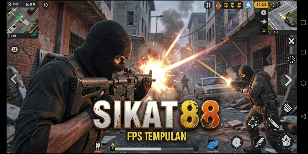 Tangkap momen seru dalam gameplay FPS SIKAT88.
